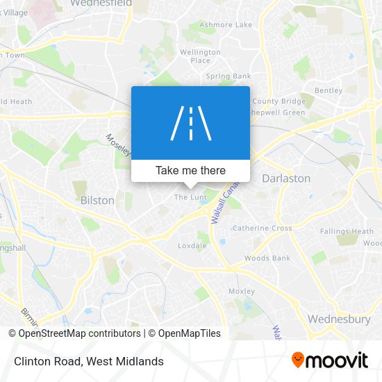 Clinton Road map