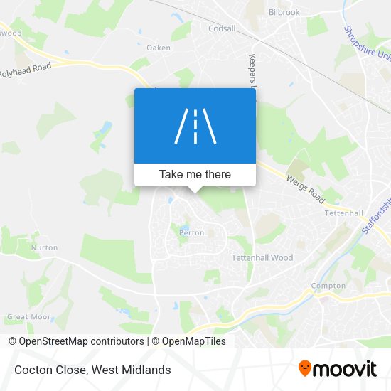 Cocton Close map