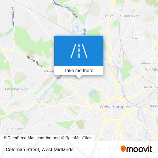 Coleman Street map