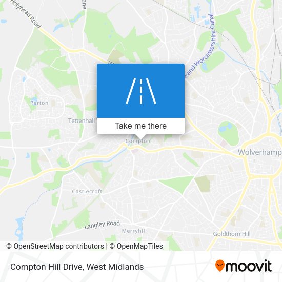 Compton Hill Drive map