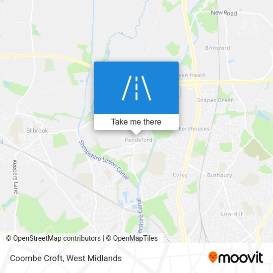 Coombe Croft map