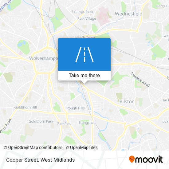 Cooper Street map