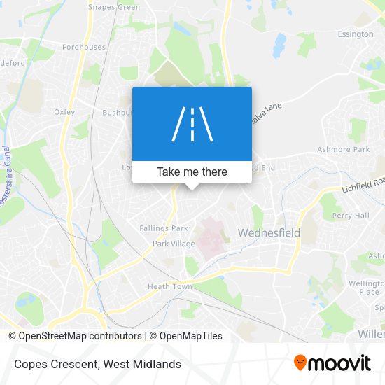 Copes Crescent map