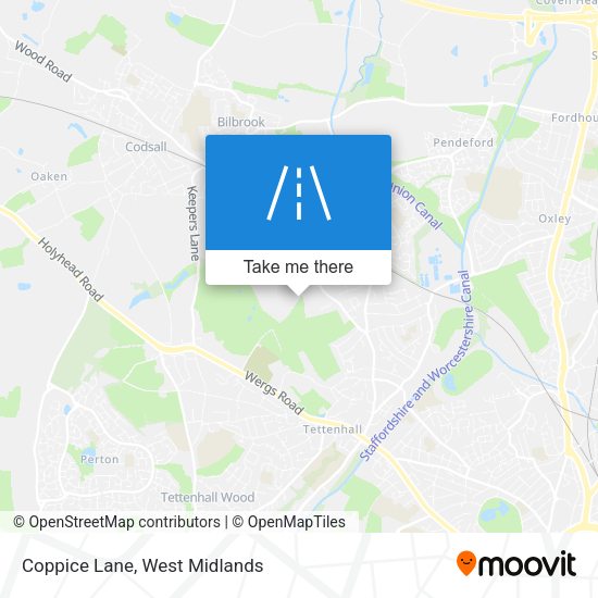 Coppice Lane map