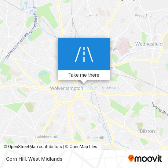 Corn Hill map
