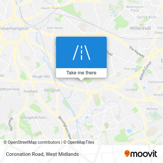 Coronation Road map
