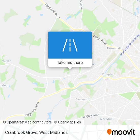 Cranbrook Grove map