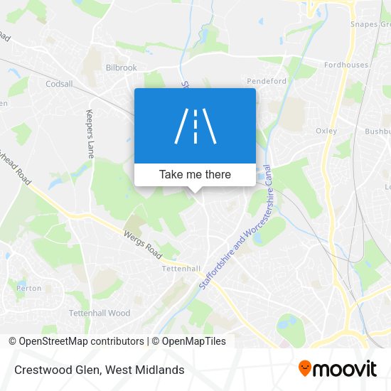 Crestwood Glen map