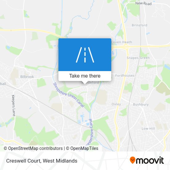 Creswell Court map