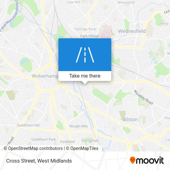 Cross Street map
