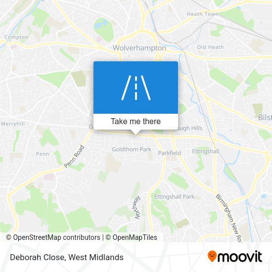 Deborah Close map