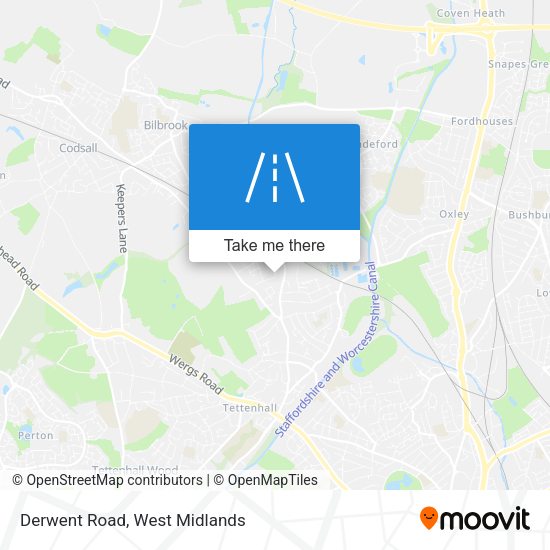 Derwent Road map