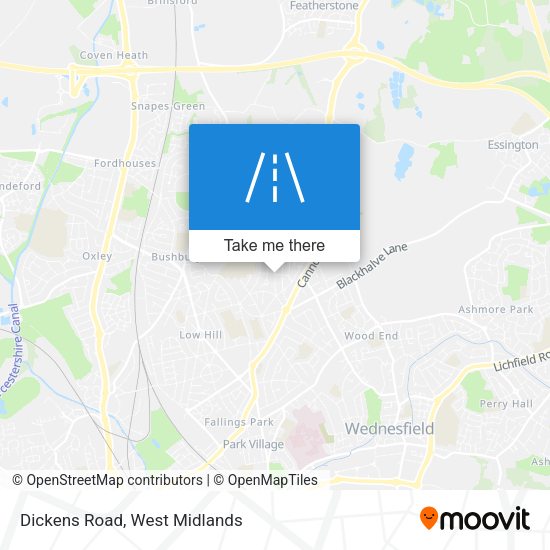 Dickens Road map