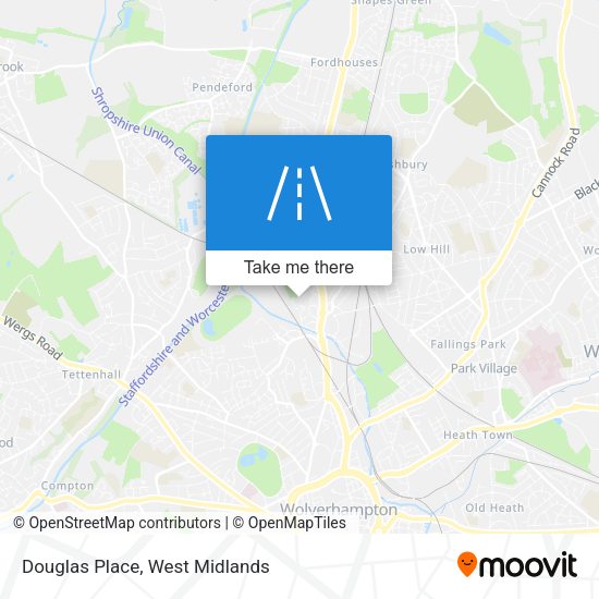 Douglas Place map
