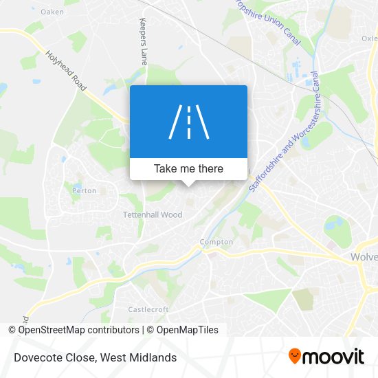 Dovecote Close map