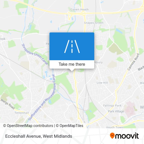 Eccleshall Avenue map