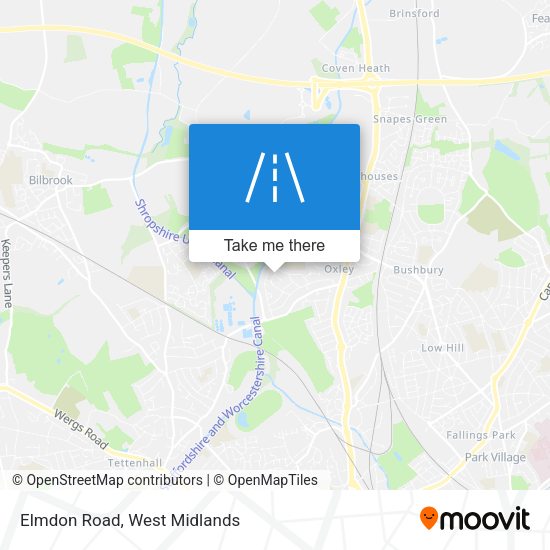 Elmdon Road map