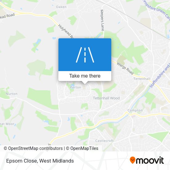 Epsom Close map