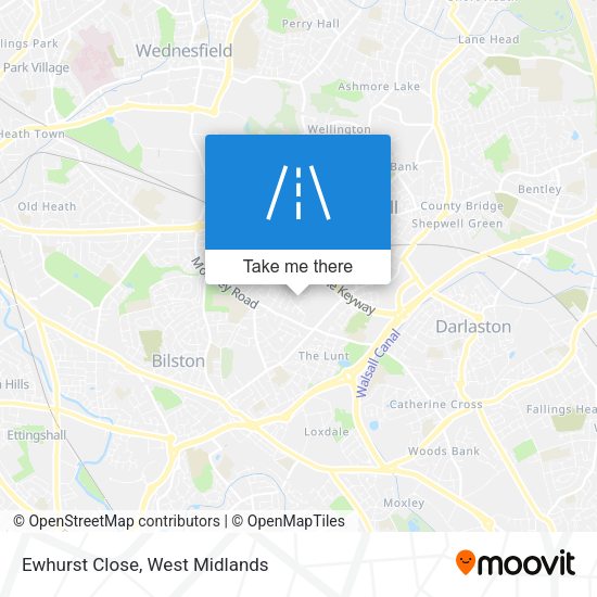 Ewhurst Close map