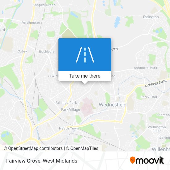 Fairview Grove map