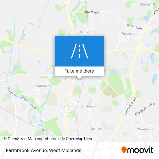 Farmbrook Avenue map