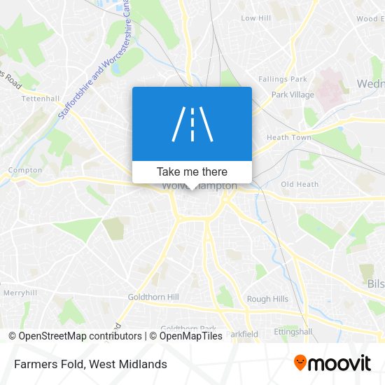 Farmers Fold map