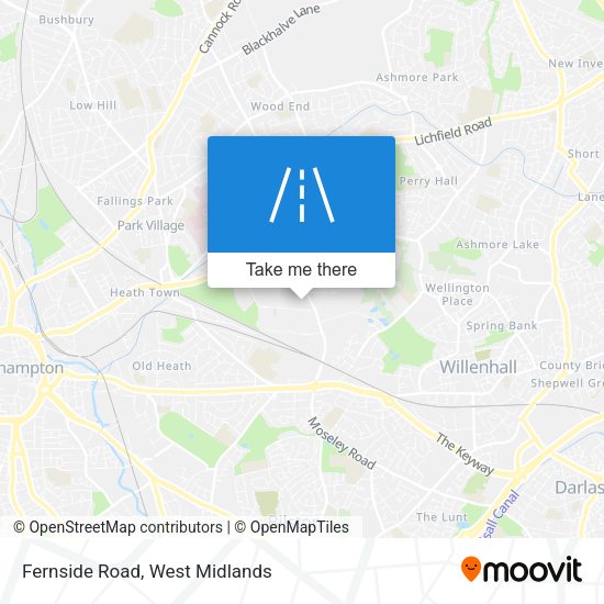 Fernside Road map