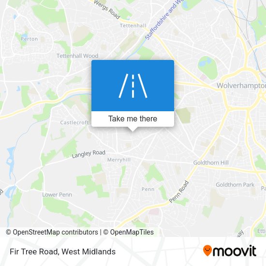 Fir Tree Road map