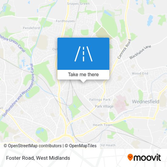 Foster Road map