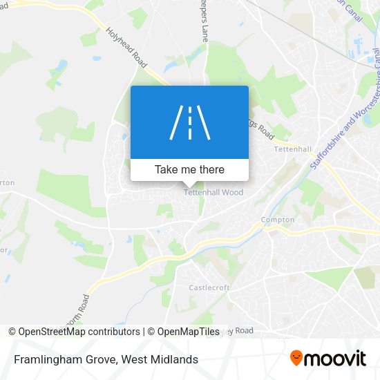 Framlingham Grove map