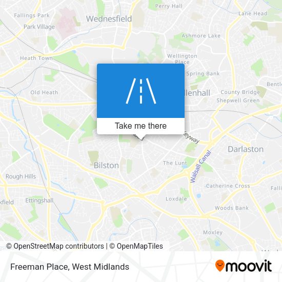 Freeman Place map
