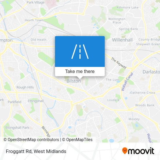 Froggatt Rd map