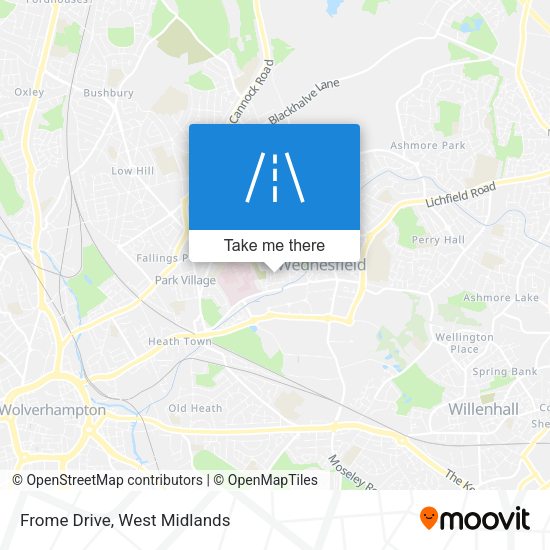 Frome Drive map