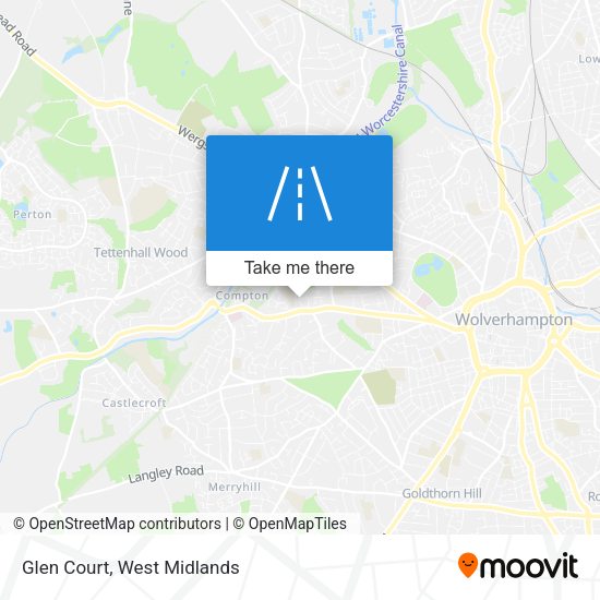 Glen Court map