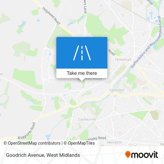 Goodrich Avenue map