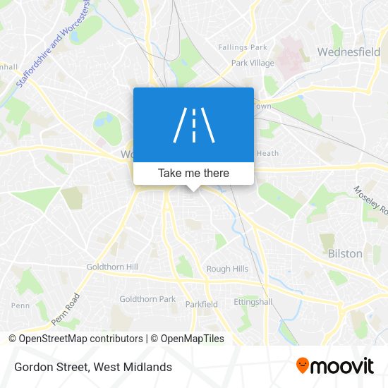 Gordon Street map