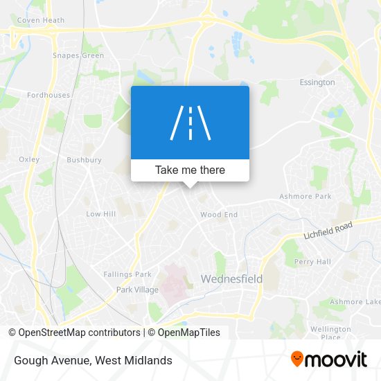 Gough Avenue map