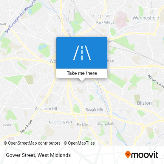 Gower Street map