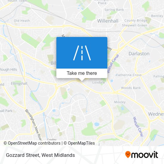 Gozzard Street map