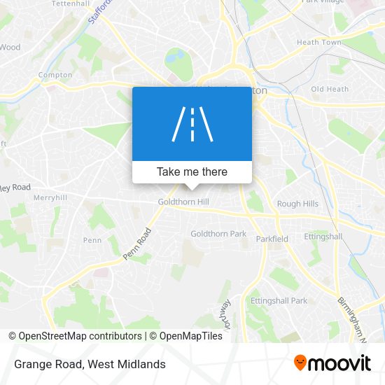 Grange Road map