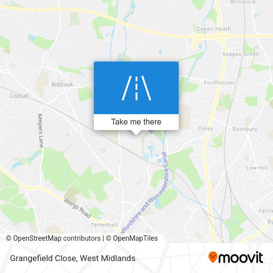 Grangefield Close map