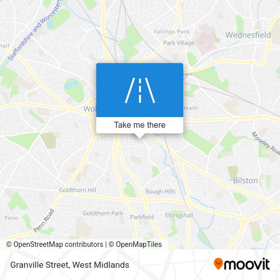 Granville Street map