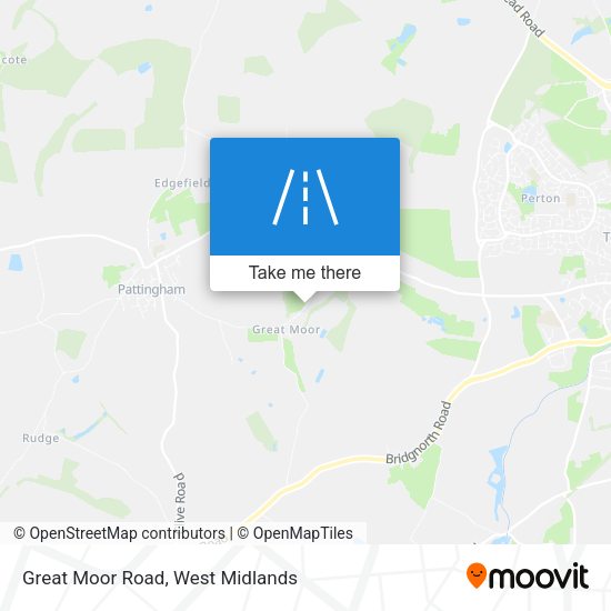 Great Moor Road map