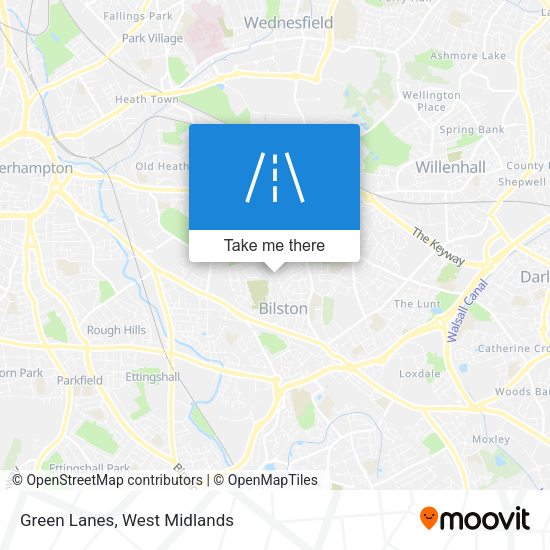 Green Lanes map