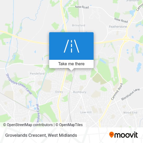 Grovelands Crescent map
