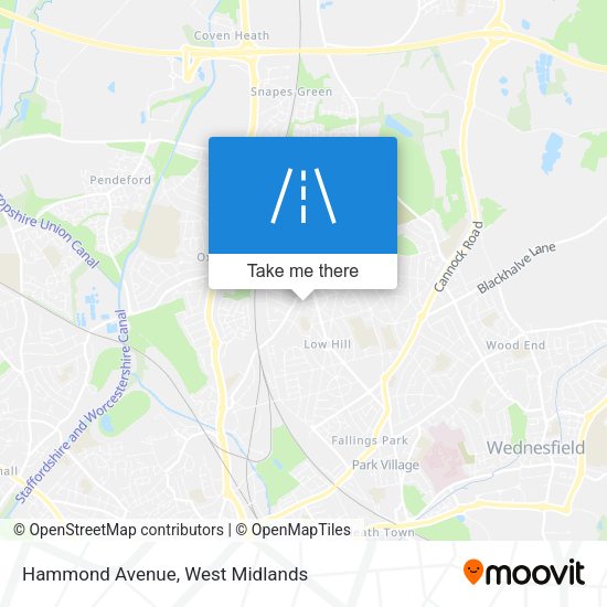 Hammond Avenue map