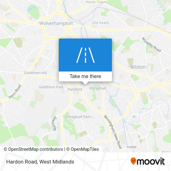 Hardon Road map