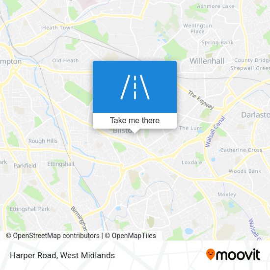 Harper Road map