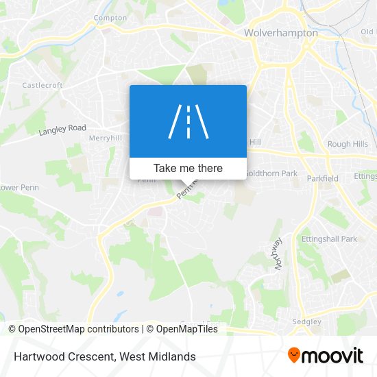 Hartwood Crescent map