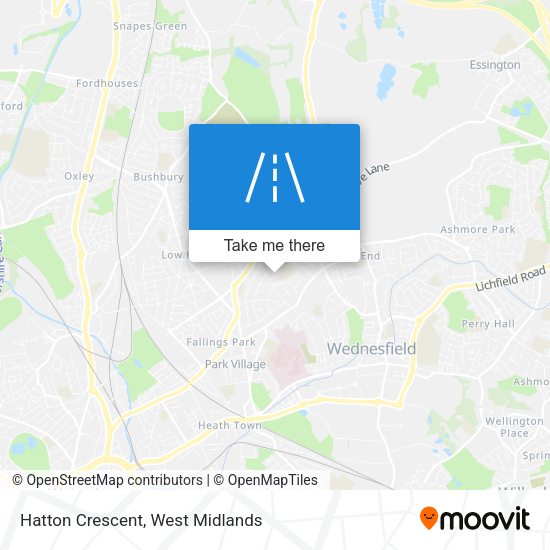 Hatton Crescent map